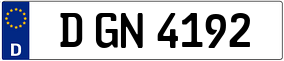 Truck License Plate